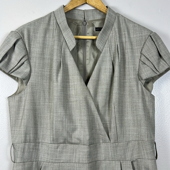 Antonio Melani Sheath Dress Womens 12 Brown Lined Sleeveless Work Party EUC - Picture 2 of 12